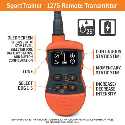 Show full view: SportDOG SportTrainer 1275E Remote Training Dog Collar slide 2 of 7
