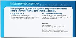 UltiCare VetRx Insulin Syringes U-100 12.7mm x 28G, 0.5-cc, 100 syringes slide 2 of 5