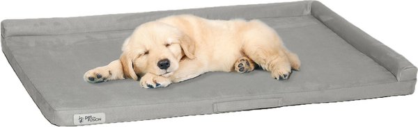 PetFusion PuppyChoice Dog Crate Mat, Gray, Medium slide 1 of 6