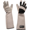 PetFusion Multipurpose Five Finger Dog & Cat Grooming Gloves, Large