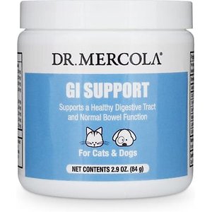 Dr. Mercola GI Support Dog & Cat Supplement, 2.9-oz jar