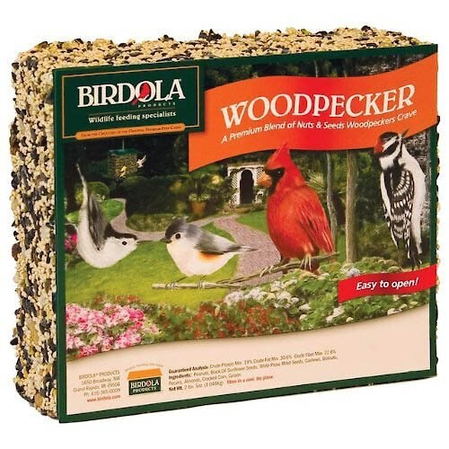 2-Pack Wild Woolly Woodpecker Wild Bird Seed Cylinder Cake FREE SHIPPING 