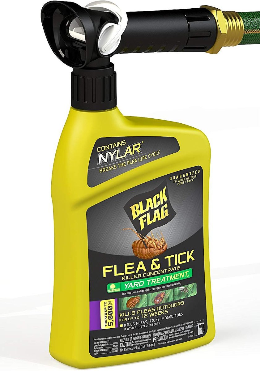 BLACK FLAG Flea & Tick Killer Concentrate Yard Treatment, 32-oz bottle ...