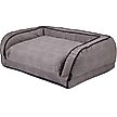 Discontinued - LA-Z-BOY Duchess Fold Out Sleeper Sofa Dog Bed w/Removable Cover, Textured Gray ...