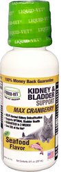 Liquid-Vet Kidney & Bladder Support Seafood Flavor Cat Supplement, 8-oz bottle