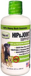 Liquid-Vet Hip & Joint Support Unflavored Dog Supplement, 32-oz bottle