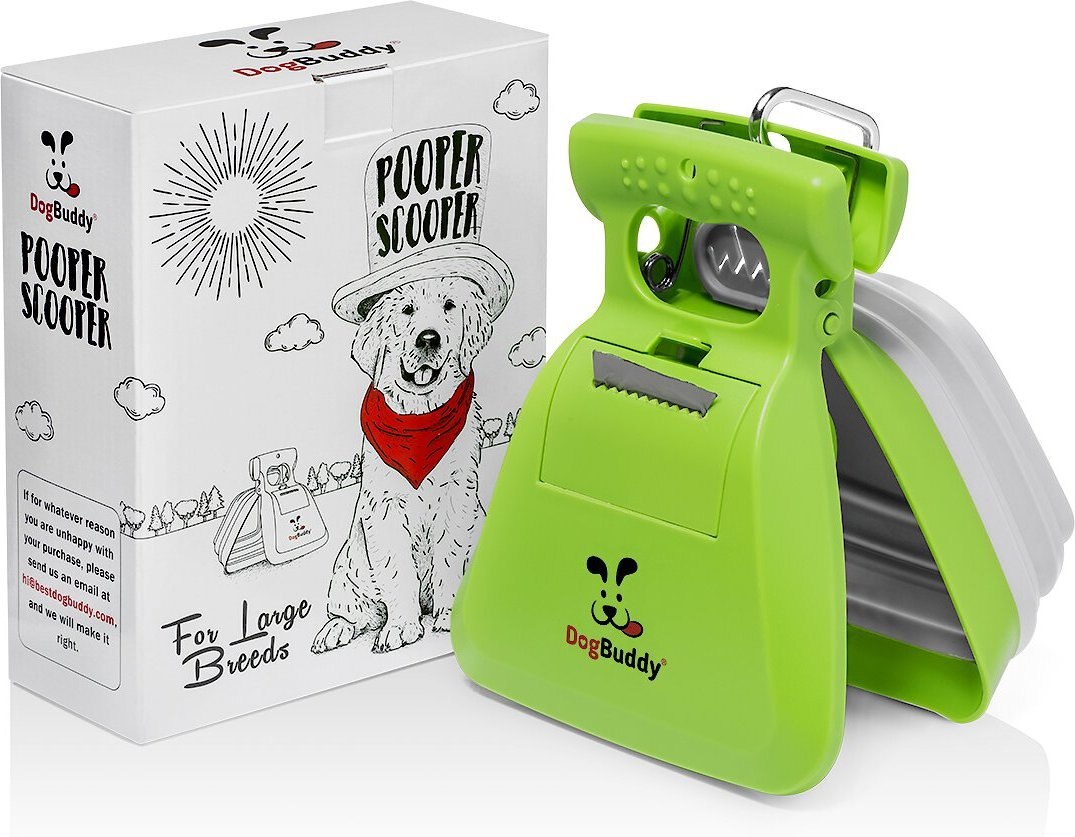 DOGBUDDY Dog Pooper Scooper Kiwi Large Chewy