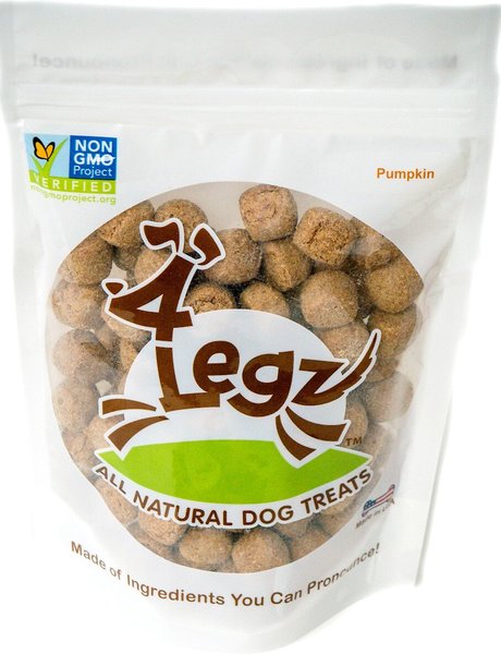 4Legz Pumpkin Dog Treats, 7-oz bag slide 1 of 1