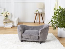 Enchanted Home Pet Snuggle Sofa Cat & Dog Bed with Removable Cover, Grey, Large slide 2 of 9