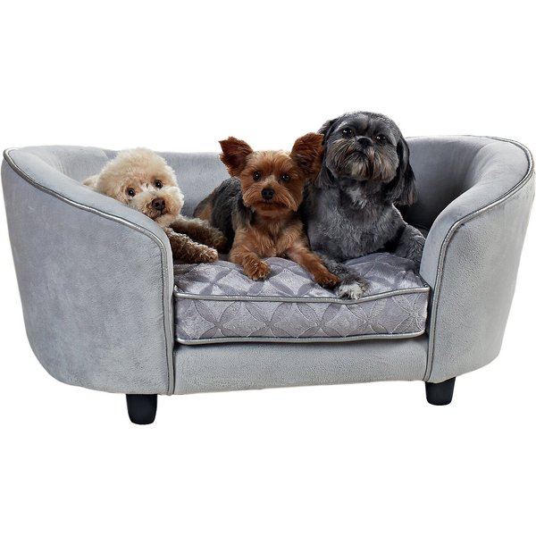 ENCHANTED HOME PET Chaz Sofa Cat & Dog Bed with Removable Cover 