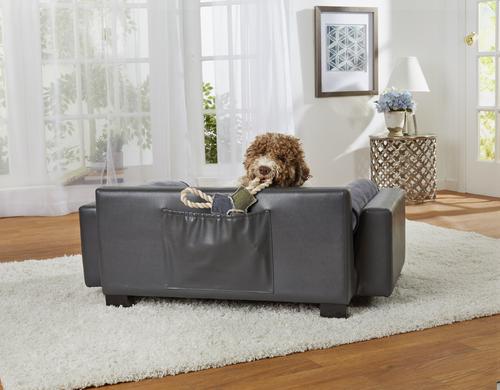 Show full view: Enchanted Home Pet Skylar Sofa Dog Bed with Removable Cover, Large slide 4 of 11