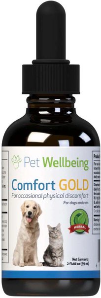 PET WELLBEING Comfort GOLD for Occasional Discomfort for Cats & Dogs, 2 ...