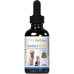 Pet Wellbeing Comfort GOLD for Occasional Discomfort for Cats & Dogs, 2-oz bottle