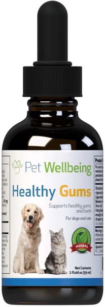 Pet Wellbeing Healthy Gums Liquid Dental Supplement for Cats & Dogs, 2-oz bottle slide 1 of 4
