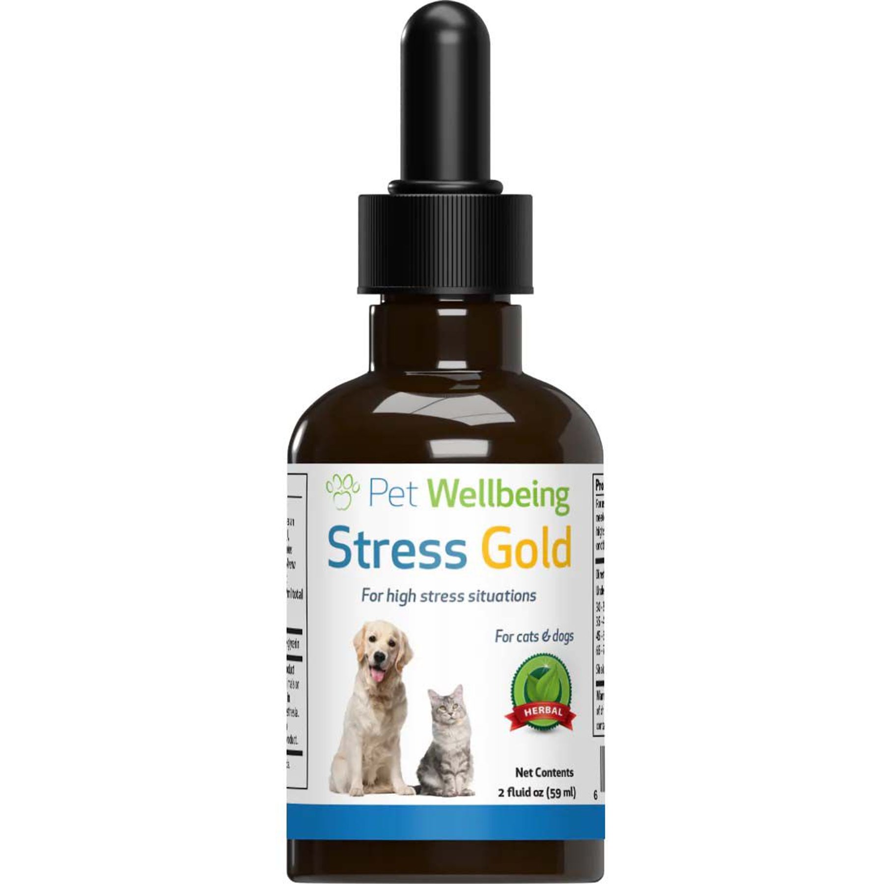 Pet Wellbeing Stress Gold for High Stress Situations in Cats