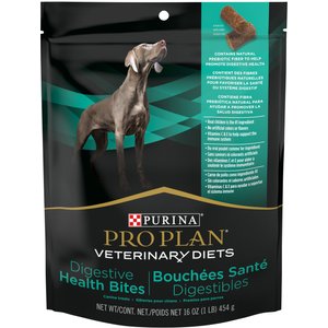 Purina Pro Plan Veterinary Diets Digestive Health Bites Soft & Chewy Dog Treats, 16-oz bag