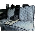 Plush Paws Products Center Console Access Seat Cover with Removable Hammock, Grey, X-Large