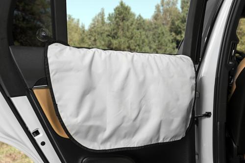 Show full view: Plush Paws Products Waterproof Car Door Cover, Grey, Standard slide 4 of 6