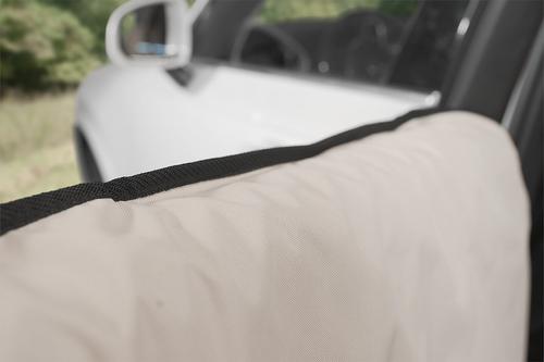 Show full view: Plush Paws Products Waterproof Car Door Cover, Tan, Standard slide 3 of 6