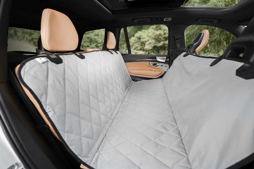 Show full view: Plush Paws Products Seat Cover for Compact Cars, Small, Grey slide 4 of 9