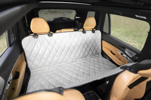Show full view: Plush Paws Products Seat Cover for Compact Cars, Small, Grey slide 6 of 9