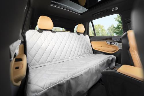 Show full view: Plush Paws Products Seat Cover for Compact Cars, Small, Grey slide 7 of 9