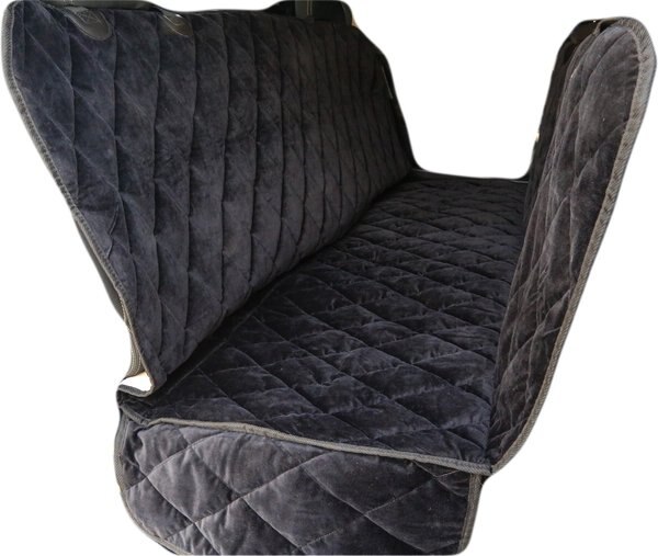 Plush Paws Products Quilted Velvet Waterproof Car Seat Cover