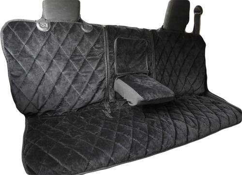 Show full view: Plush Paws Products Quilted Velvet Waterproof Center Console Access Hammock Car Seat Cover, Charcoal, X-Large slide 2 of 11