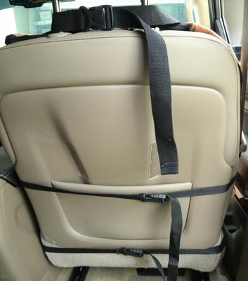 Show full view: Plush Paws Products Quilted Velvet Waterproof Co-Pilot Bucket Car Seat Cover, Standard, Charcoal slide 3 of 9