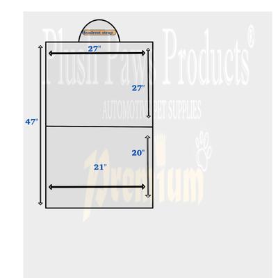 Show full view: Plush Paws Products Quilted Velvet Waterproof Co-Pilot Bucket Car Seat Cover, Standard, Charcoal slide 8 of 9