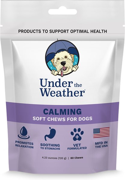 Under the Weather Calming Soft Chews Dog Supplement, 60 count slide 1 of 8