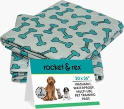 Rocket & Rex Washable Puppy Training Pads, L: 36 x 30-in, 2 count, Unscented slide 2 of 9