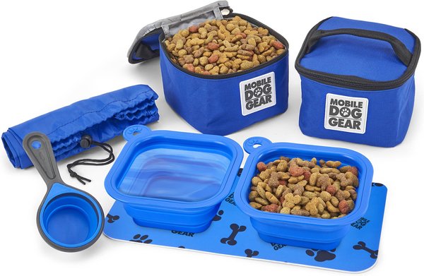 Mobile Dog Gear Dine Away Dog Bag, Royal Blue, 18-in slide 1 of 5