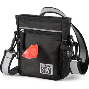 Mobile Dog Gear Day/Night Dog Walking Bag, 7-in, Black