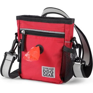 Mobile Dog Gear Day/Night Dog Walking Bag, 7-in, Red