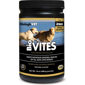 Biologic Vet BIOVET VITES Complete Multi-Nutrient Dog & Cat Supplement, 14-oz jar