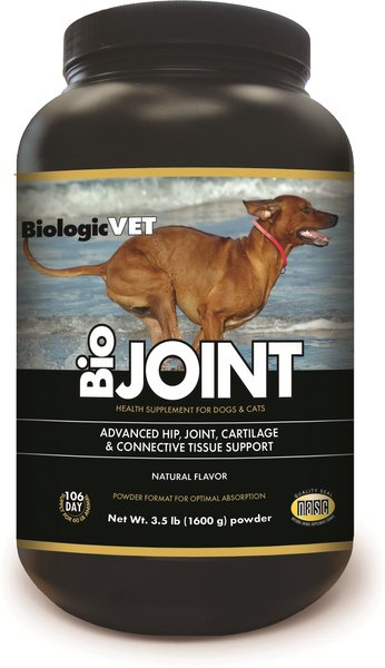 Biologic Vet BIOVET BioJOINT Advanced Joint Mobility Support Dog & Cat Supplement, 3.5-lb jar slide 1 of 2