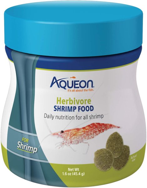 Aqueon Herbivore Shrimp Food, 1.6-oz bottle slide 1 of 2