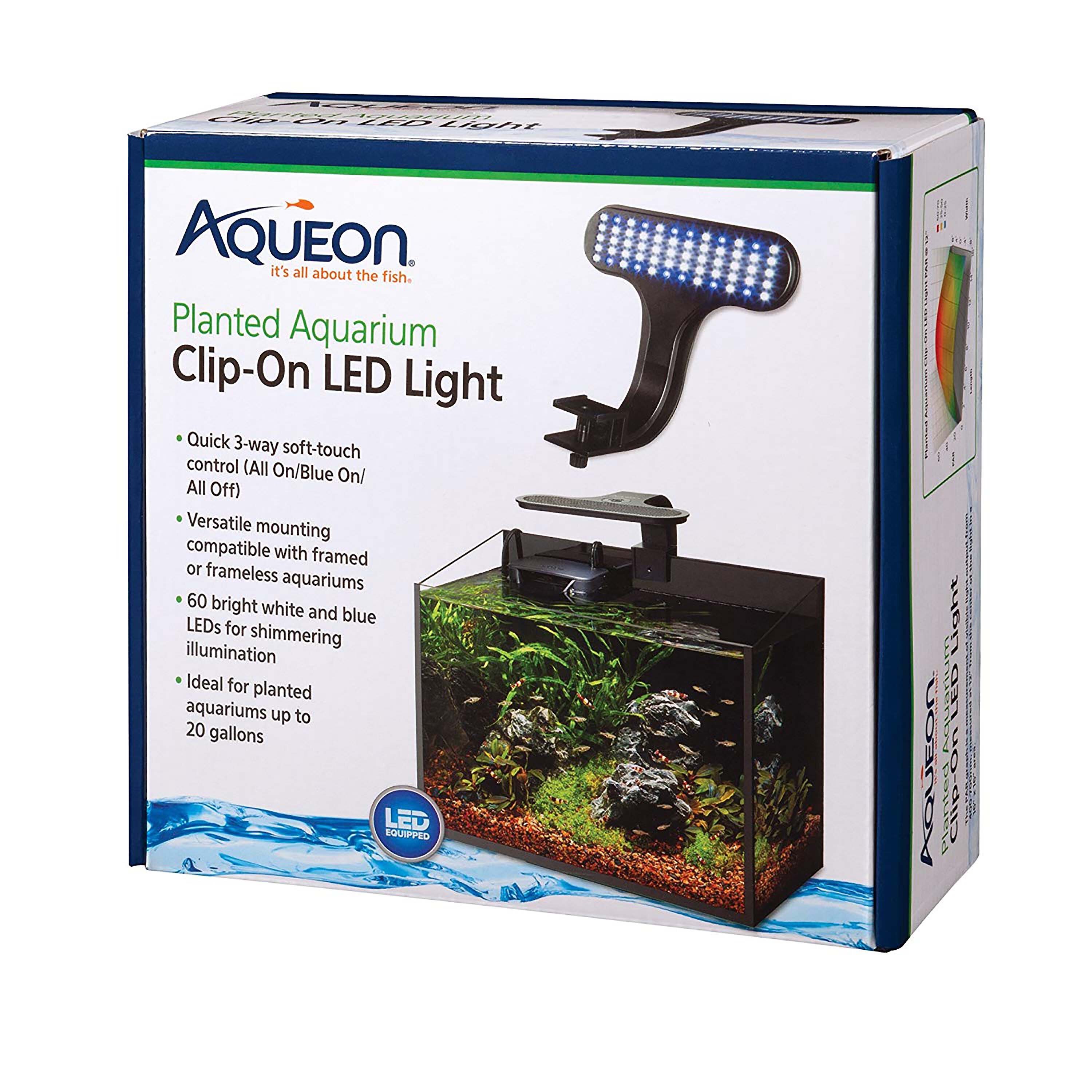 AQUEON Planted Aquarium ClipOn LED Light Customer Questions