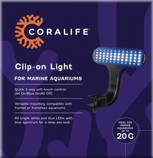 Coralife Marine Aquarium Clip-On LED Light slide 1 of 9