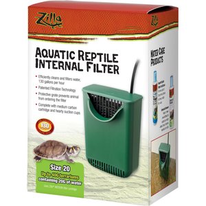 Zilla Aquatic Reptile Internal Aquarium Filter, 20-gal