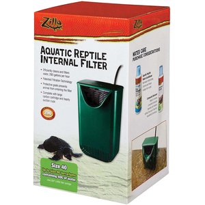 Zilla Aquatic Reptile Internal Aquarium Filter, 40-gal