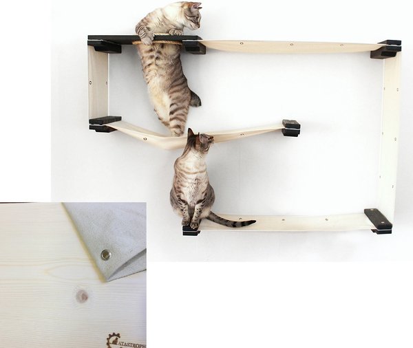 CatastrophiCreations Cat Mod Wall Mounted Cat Maze Shelf