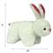 Show in main carousel: HuggleHounds Squooshies Durable Plush Squeaky Dog Toy, Bunny slide 2 of 8