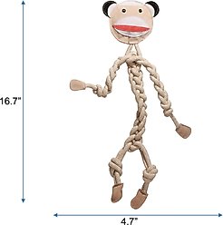 HuggleHounds Rope Knotties Dog Toy, Monkey, Large slide 2 of 7