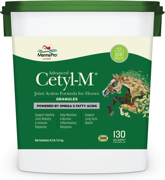 Manna Pro Cetyl-M Joint Support Apple Flavor Granules Horse Supplement, 11.2-lb slide 1 of 7