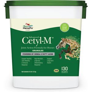 Manna Pro Cetyl-M Joint Support Apple Flavor Granules Horse Supplement, 11.2-lb