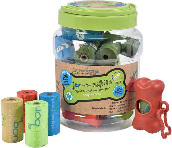 Pet Waste Bag Containers, Dog Shape