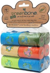 Greenbone Dog Poop Bags, 12 rolls
