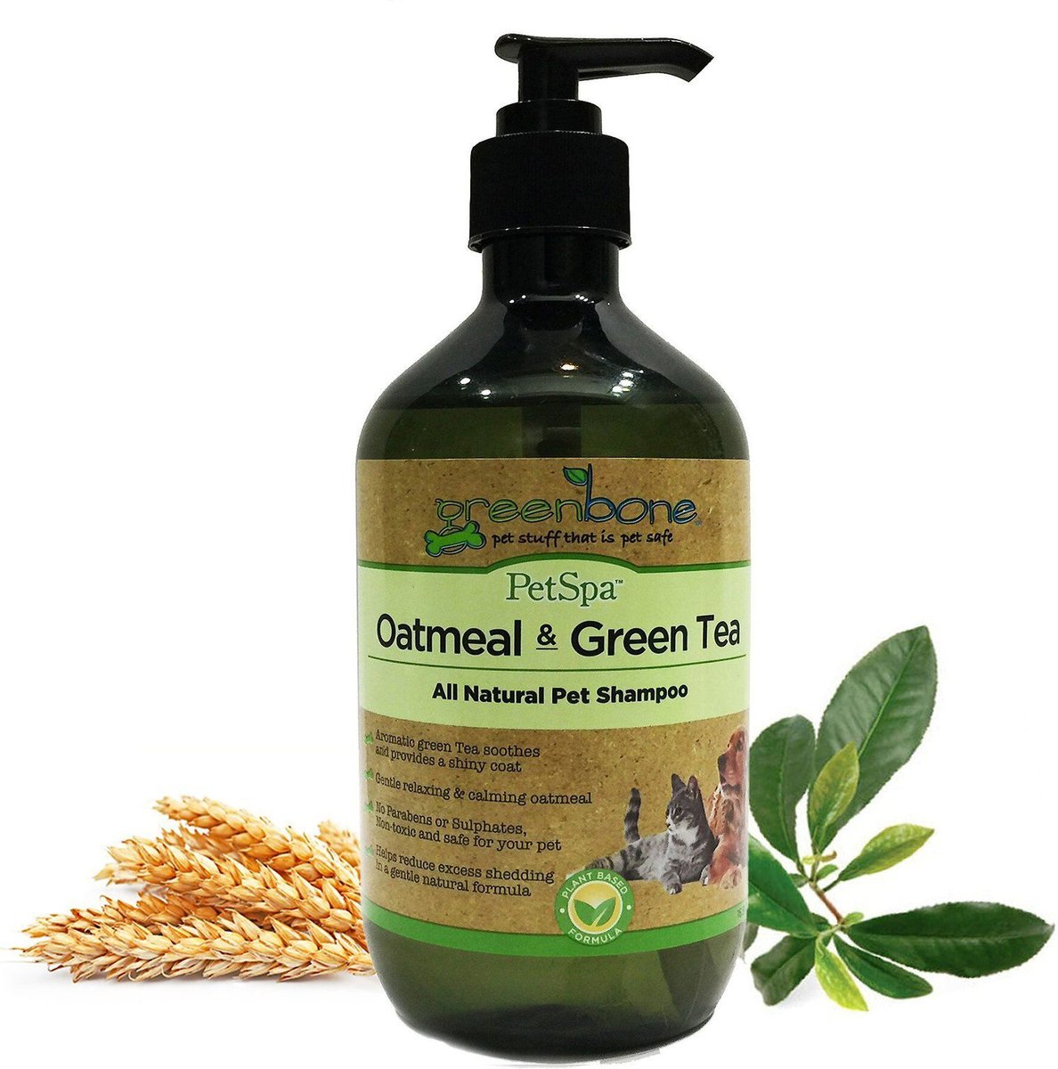 Green tea sale dog shampoo